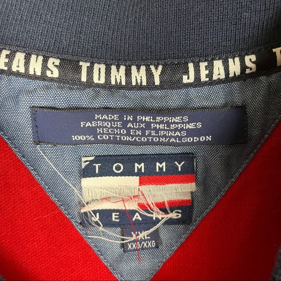 Vintage Tommy Hilfiger Polo Shirt Mens Size XXL - Picture 3 of 6